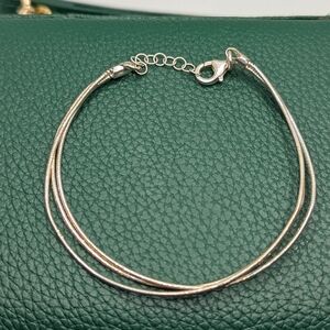 Triple Strand Silver Bracelet